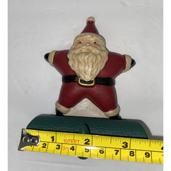 VTG Midwest Cannon Falls Eddie Bauer 1998 Santa Star Cast Iron Stocking Holder - Picture 10 of 11